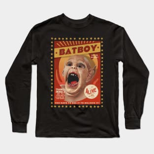 Batboy (Freak Show-style Poster) Long Sleeve T-Shirt